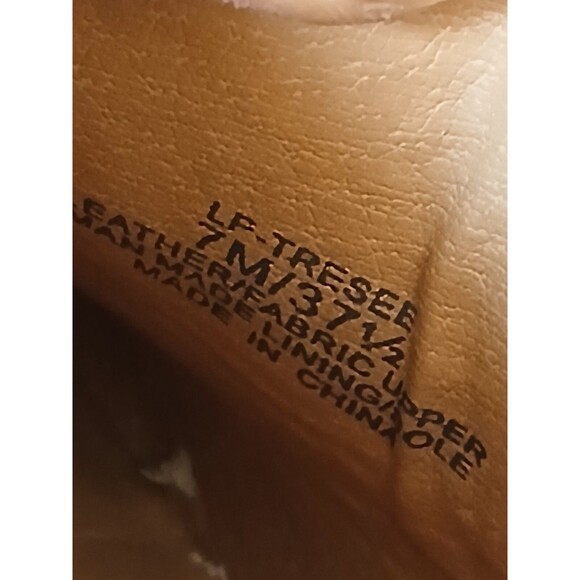 Lucky Brand Boots Booties Tresee Ankle Snake Print 7 M Shootie Leather Slip-On - Picture 6 of 7